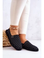 Dámské espadrilky s puntíky Big Star JJ274867 Černá