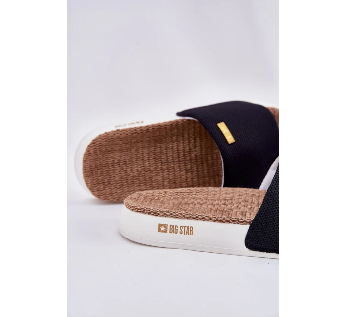 Dámské Klapky Big Star model 21692231 Černé - Big Star Shoes Dámské Klapky Big Star model 21692231 Černé - Big Star Shoes