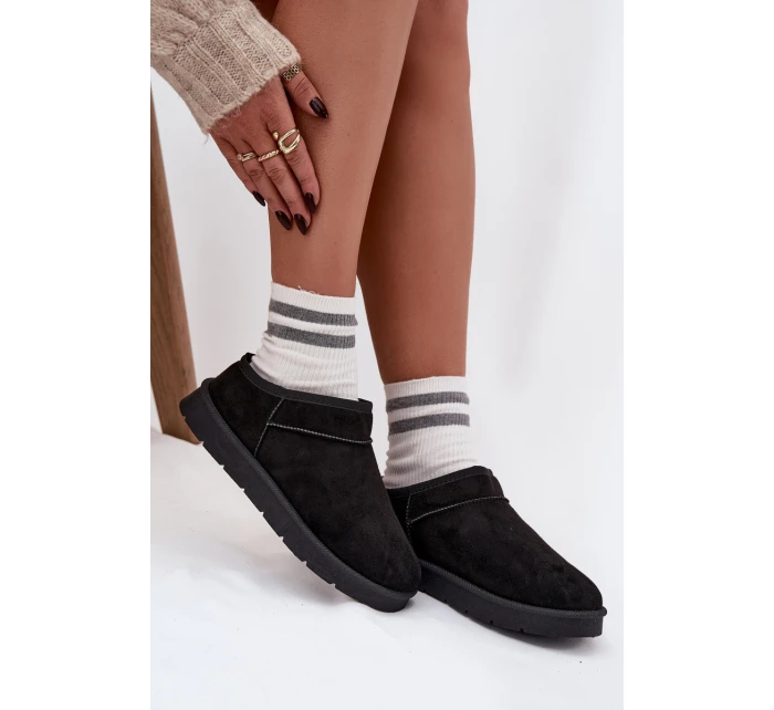 Dámské sněhule s kožíškem černé model 21747678 - Boto Dámské sněhule s kožíškem černé model 21747678 - Boto