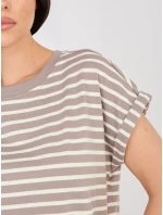 Tričko D12127M02858A tmavě lila