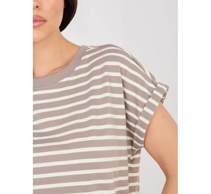 Tričko D12127M02858A tmavě lila