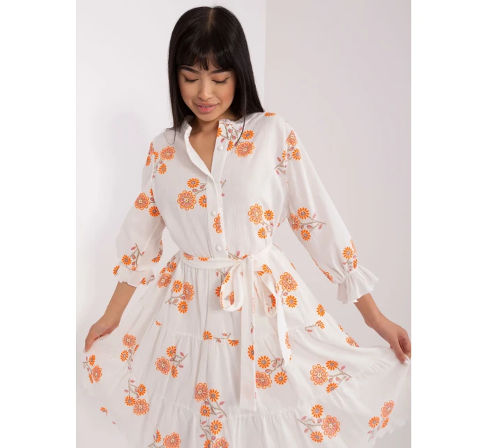 Šaty LK SK 509346.85 oranžová Šaty LK SK 509346.85 oranžová