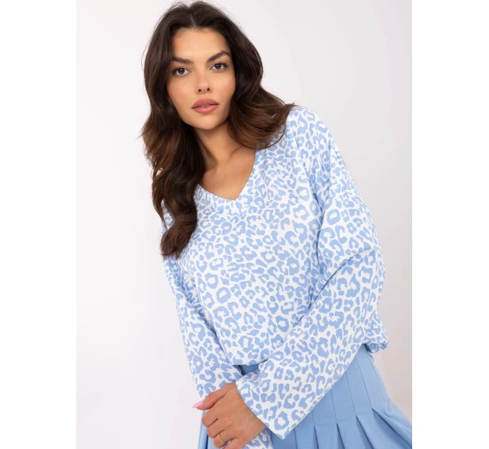 Bluzka MI BZ model 20863031 biało niebieski - FPrice