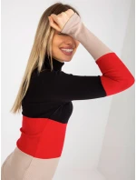 Halenka RV BZ 8465 1.86P černo-červená Halenka RV BZ 8465 1.86P černo-červená