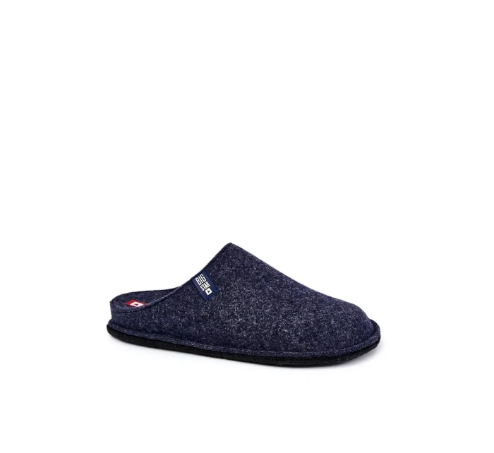 Klasické pánské pantofle Big Star KK176004 Námořnická modrá