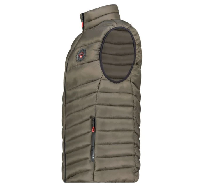 Pánská vesta vesta DB 096 M WY6178H/GN Khaki-Tmavě zelená - Geographical Norway