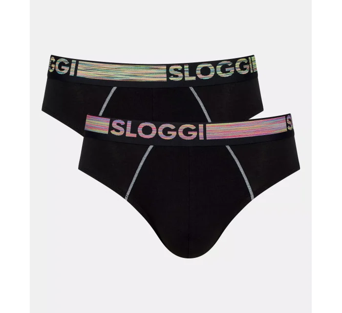 sloggi men GO ABC Natural B Midi 2P - BLACK - SLOGGI BLACK - SLOGGI