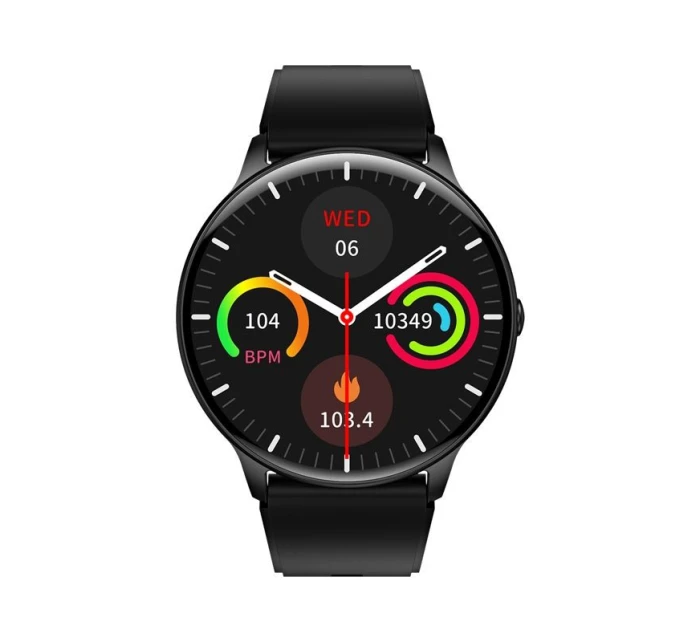 VELTORI VT160-1 Smartwatch Černý silikonový řemínek VELTORI VT160-1 Smartwatch Černý silikonový řemínek