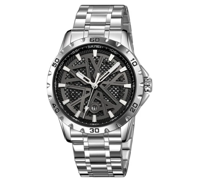 Pánské hodinky Skmei 9337SIBK + BOX pánské Pánské hodinky Skmei 9337SIBK + BOX pánské