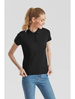 Fruit of the Loom Lady-Fit 65/35 Polo Dámské piqué polo 16.3212 black Fruit of the Loom Lady-Fit 65/35 Polo Dámské piqué polo 16.3212 black