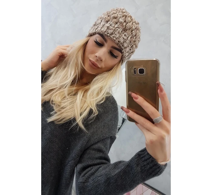 Čepice K156 světle hnědá Čepice K156 světle hnědá