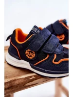 Dětská sportovní obuv na suchý zip Memory Foam System Big Star model 21599209 Námořnická modrá - Big Star Shoes Dětská sportovní obuv na suchý zip Memory Foam System Big Star model 21599209 Námořnická modrá - Big Star Shoes