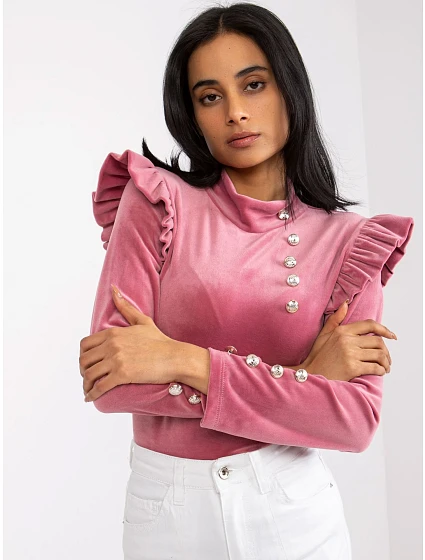 Halenka DHJ BZ model 17363086 tmavě růžová - FPrice