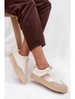 Dámské nízké tenisky LEE Ailani Women Low – ecru bílá Dámské nízké tenisky LEE Ailani Women Low – ecru bílá