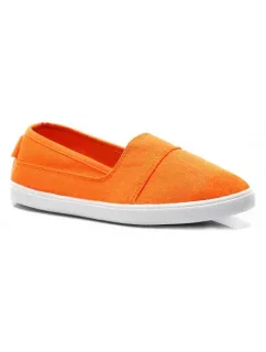 Jednoduché oranžové dásmké slip on