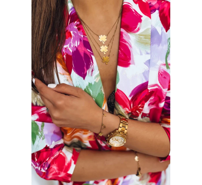 Zlatý náhrdelník CLOVER FashionStreet IY0098
