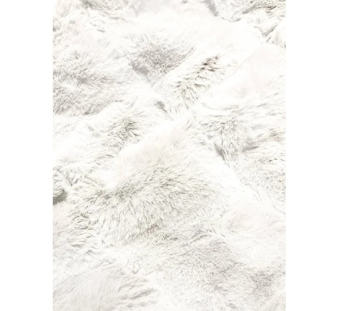 Bílá dámská kožešinová bunda (BR9748-26) Bílá dámská kožešinová bunda (BR9748-26)