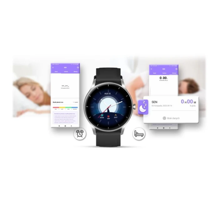 Chytré hodinky model 21805003 - Gravity