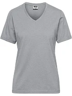 Daiber JN 1807 Dámské pracovní tričko z bio bavlny - Solid 02.1807 grey heather Daiber JN 1807 Dámské pracovní tričko z bio bavlny - Solid 02.1807 grey heather