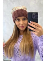 Dámská čepice Feba K330 hnědá Dámská čepice Feba K330 hnědá