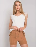 Šortky DHJ SN 13260.38P světle hnědá