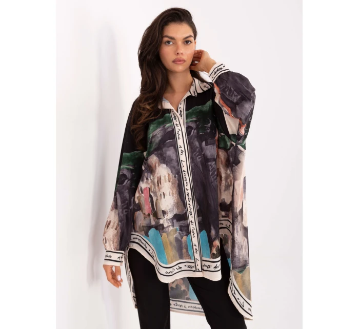 Koszula IT KS model 21393043 czarny - FPrice Koszula IT KS model 21393043 czarny - FPrice