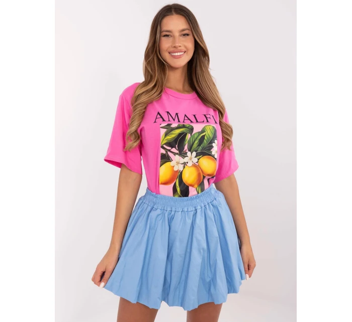 Sukně MI SD model 20941957 světle modrá - FPrice Sukně MI SD model 20941957 světle modrá - FPrice