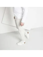 Birkenstock dámské žabky Boston ESD white natural leather medical narrow (0061378) dámské