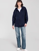 Fruit of the Loom Iconic Premium Hooded Sweat Jacket Mikina s kapucí z těžké bavlny 16.2286 deep navy