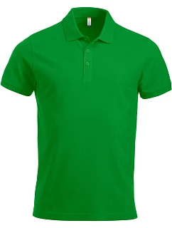 Clique Classic Lincoln S/S Pánské piqué polo z těžké bavlny 67.8244 apple green