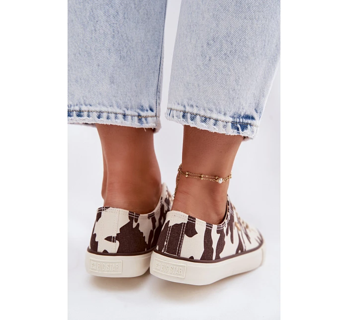 Dámské nízké tenisky Big Star model 22100966 s výšivkou - Big Star Shoes