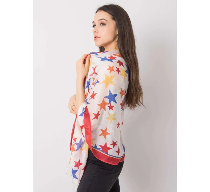 Šátek AT CH 1237 bílý a červený