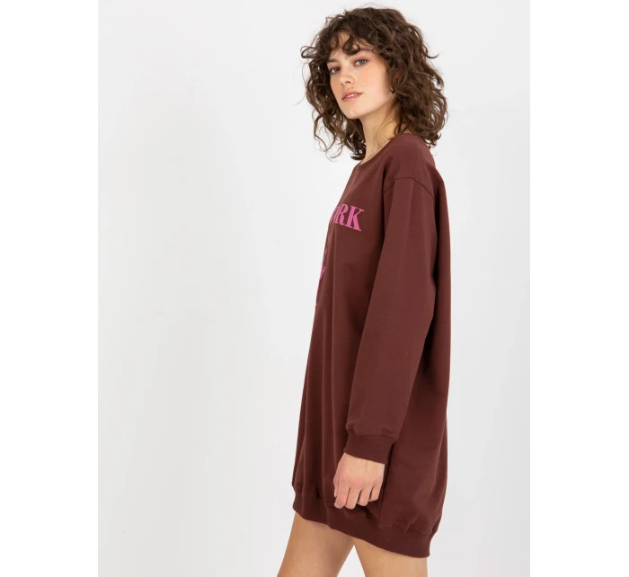 Mikina VI BL model 20742232 hnědá a růžová - FPrice