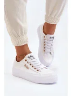 Dámské Tenisky na platformě Lee Cooper Bílé Dámské Tenisky na platformě Lee Cooper Bílé