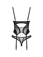 Dámský sexy korzet Lune Bellis Corset černý - Obsessive Dámský sexy korzet Lune Bellis Corset černý - Obsessive