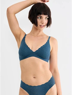 Dámská podprsenka ZERO Feel Bliss THE UP P Bra - Smoky Blue - modrá 1692 - SLOGGI