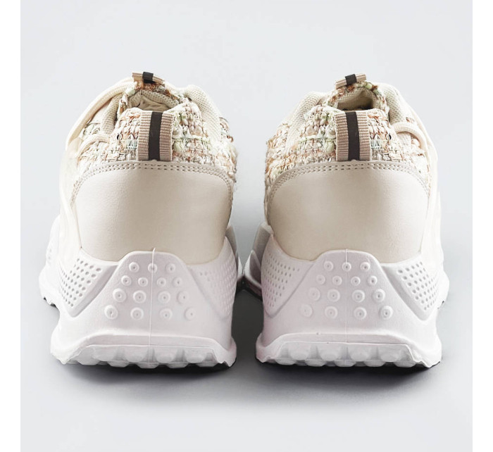 Béžové dámské sportovní boty (7003)