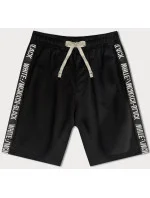 Černé pánské kraťasy model 18612048 - J.STYLE Černé pánské kraťasy model 18612048 - J.STYLE