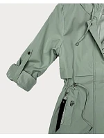 Dámská lehká šedozelená parka Goodlookin s podšívkou (KK60407-3#) Dámská lehká šedozelená parka Goodlookin s podšívkou (KK60407-3#)
