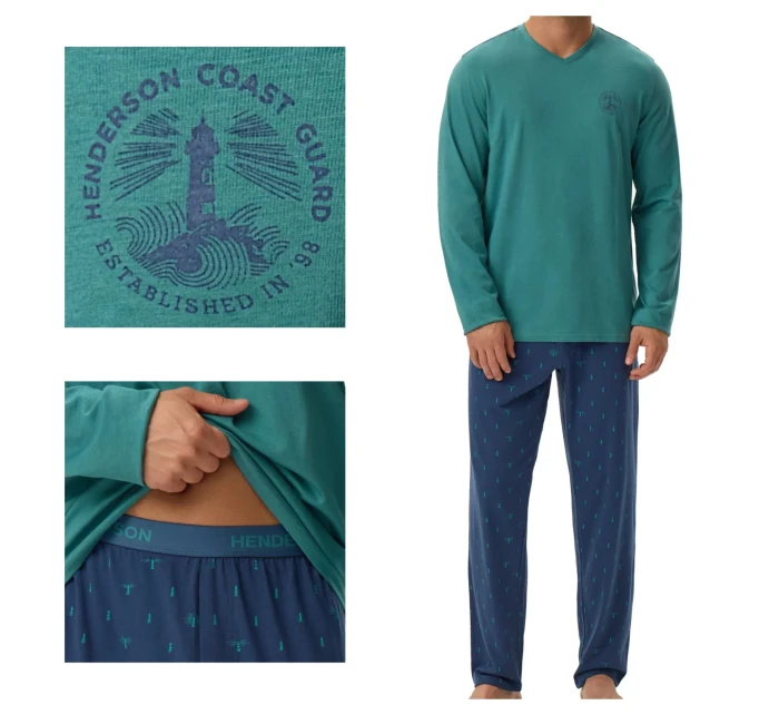 Pánské pyžamo  green  model 21117721 - Henderson