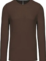 Kariban K 359 Pánské tričko s dlouhým rukávem 20.K359 chocolate
