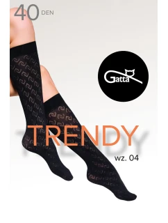 Gatta Knee Socks 04 40 DEN kolor:nero