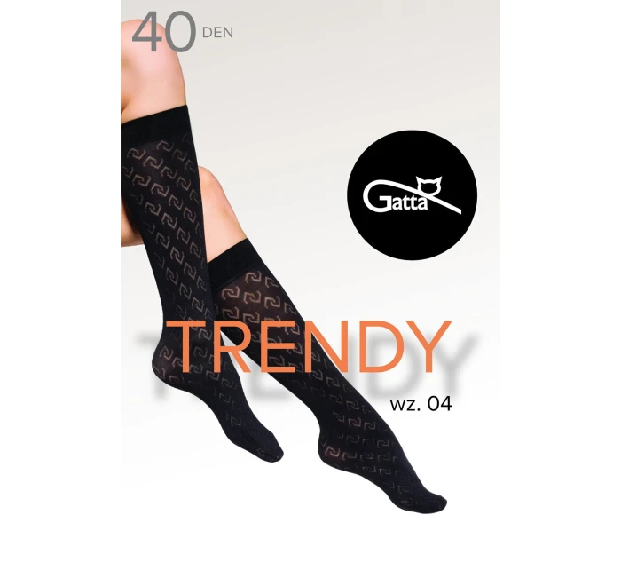 Gatta Knee Socks 04 40 DEN kolor:nero Gatta Knee Socks 04 40 DEN kolor:nero