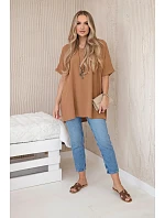 Oversized halenka s přívěskem Velbloud