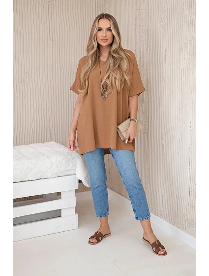 Oversized halenka s přívěskem Velbloud