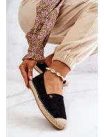 Dámské semišové espadrilky Černá model 21578460 - EVENTO Dámské semišové espadrilky Černá model 21578460 - EVENTO