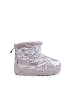 Dětské teplé sněhule Big Star KK374241 Stříbro Dětské teplé sněhule Big Star KK374241 Stříbro