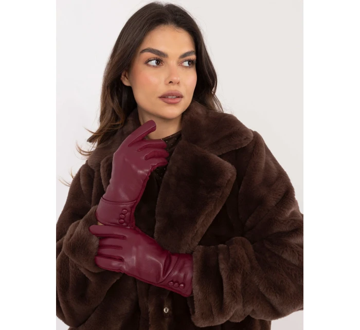 Rukavice AT RK model 20585852 bordó - FPrice