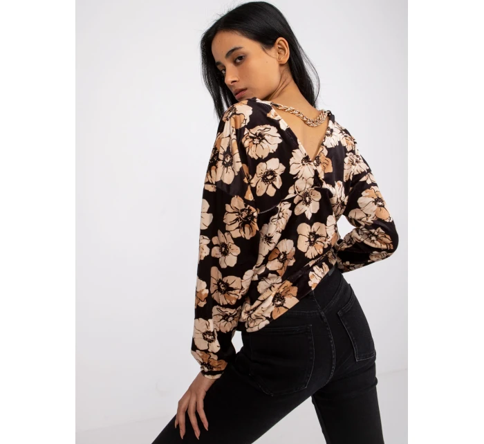 Halenka DHJ BZ 6550 1.29P černá a béžová