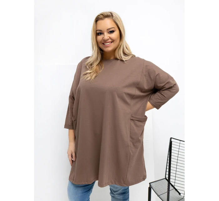 Halenka RV BZ A1076.00 tmavě lila Halenka RV BZ A1076.00 tmavě lila